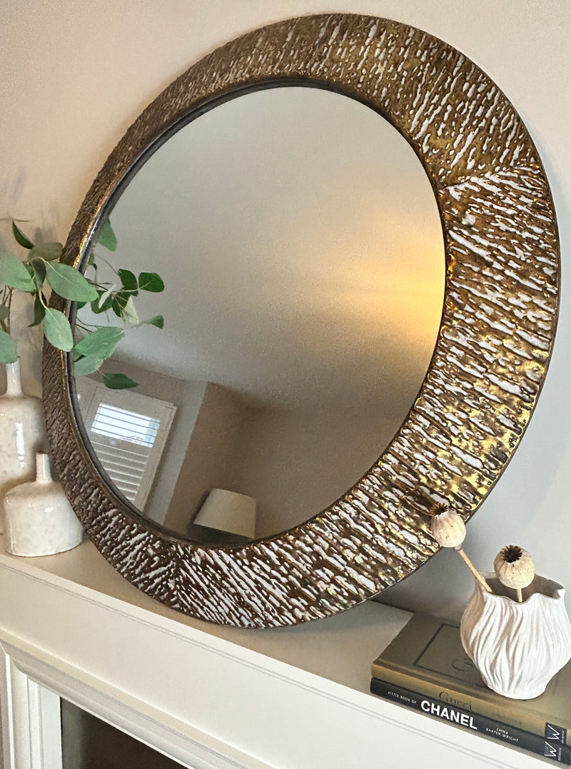 Gold 5 Teardrop slim Mirror