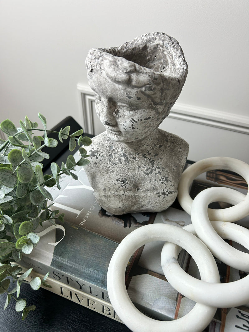 Stone Bust Planter