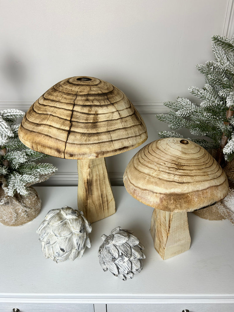 Large elm natural mushroom toadstool 2 sizes