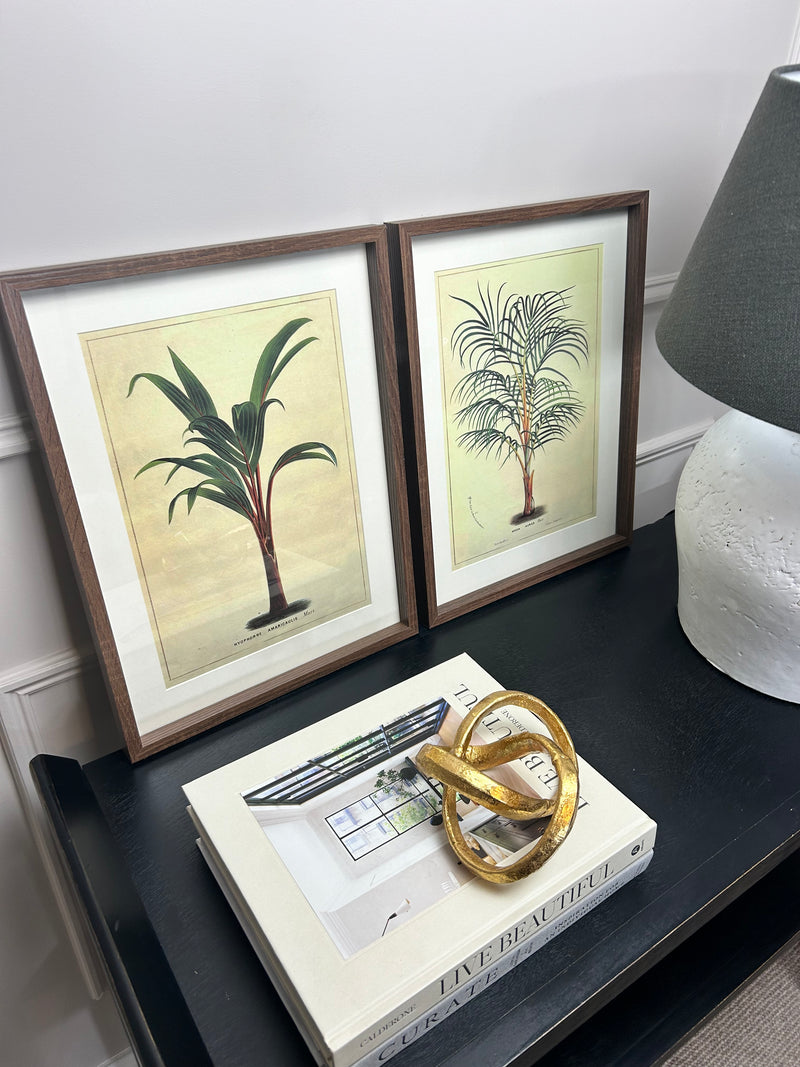 Set of two palm prints 40x30