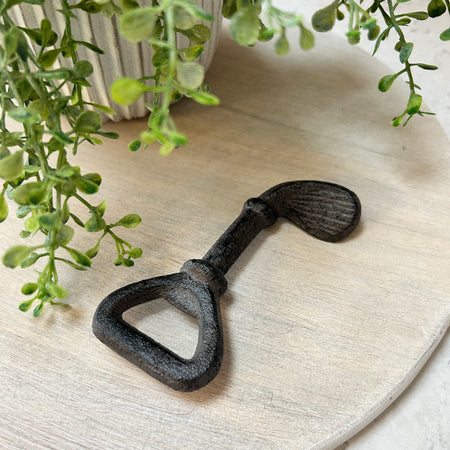 Golf club bottle opener cast iron 7cm