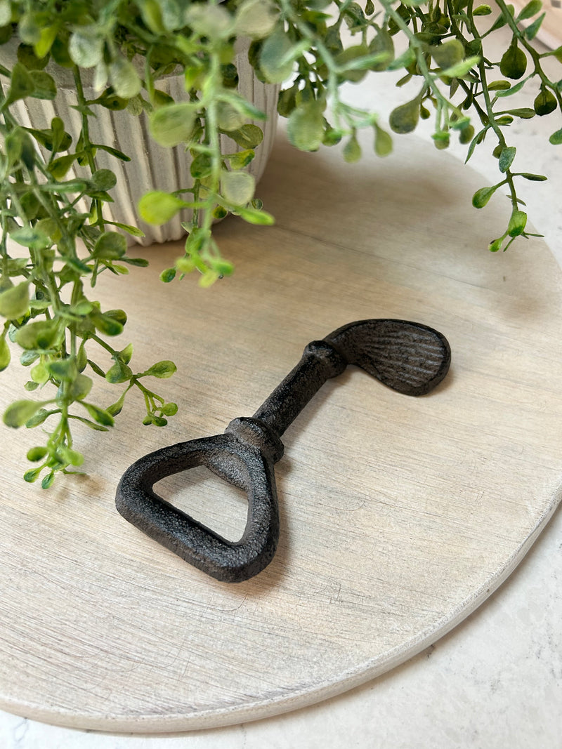 Golf club bottle opener cast iron 7cm