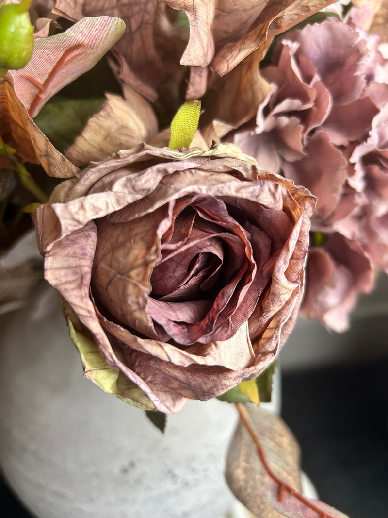 Mauve dried feel real touch rose