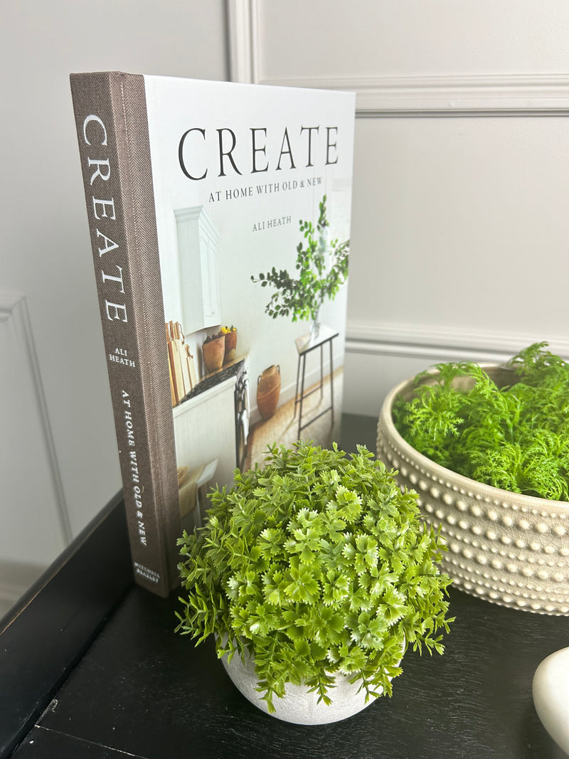 Create At home with old and new book