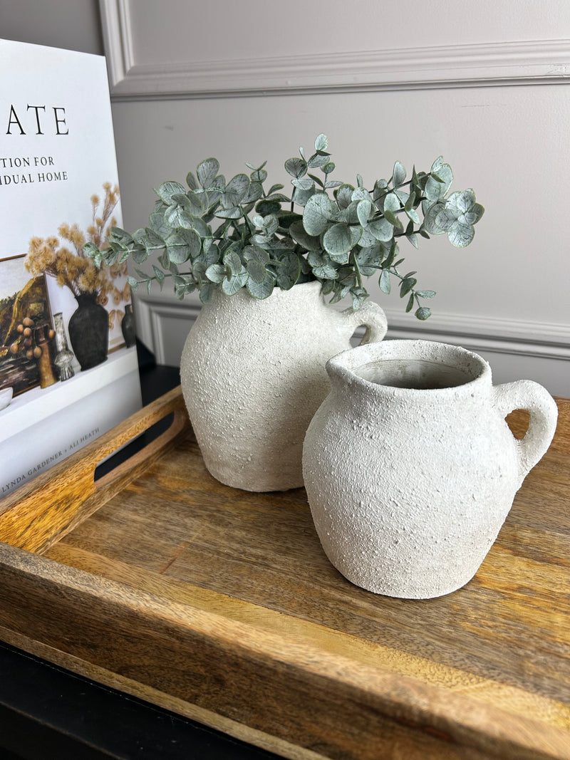 Textured stone look jug 2 sizes