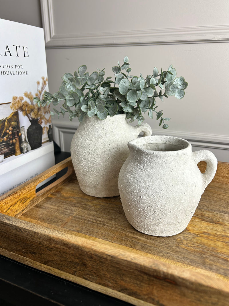 Textured stone look jug 2 sizes