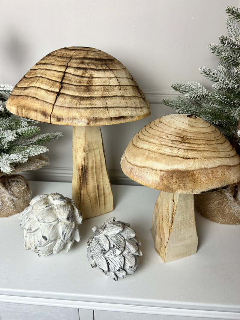 Large elm natural mushroom toadstool 2 sizes