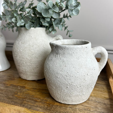 Textured stone look jug 2 sizes