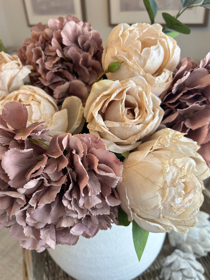 Oyster Dried Touch closed Peony