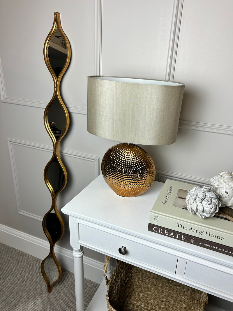 Mabel bronze gold textured lamp