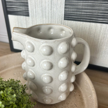 Cream bobble jug