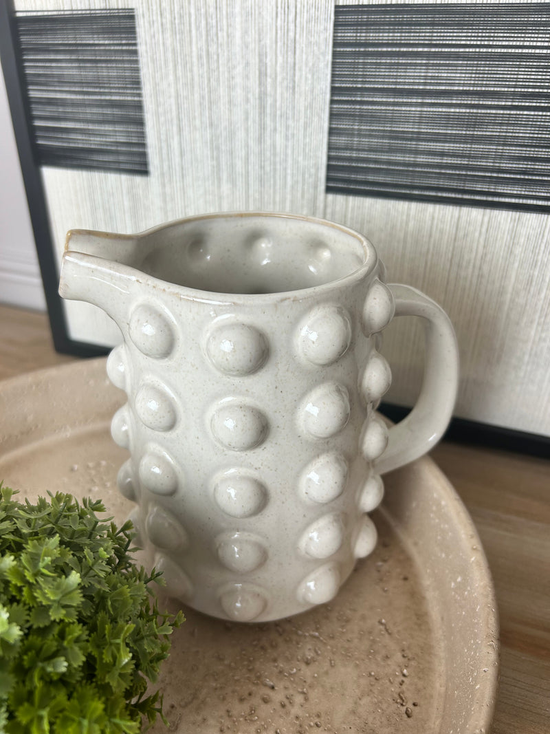 Cream bobble jug