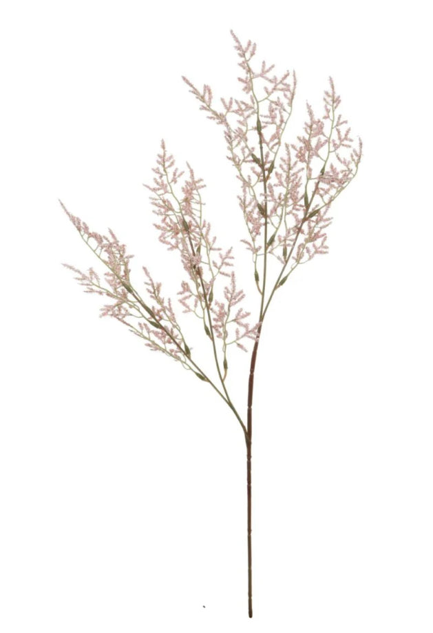 Pink limonium stem spray 76cm