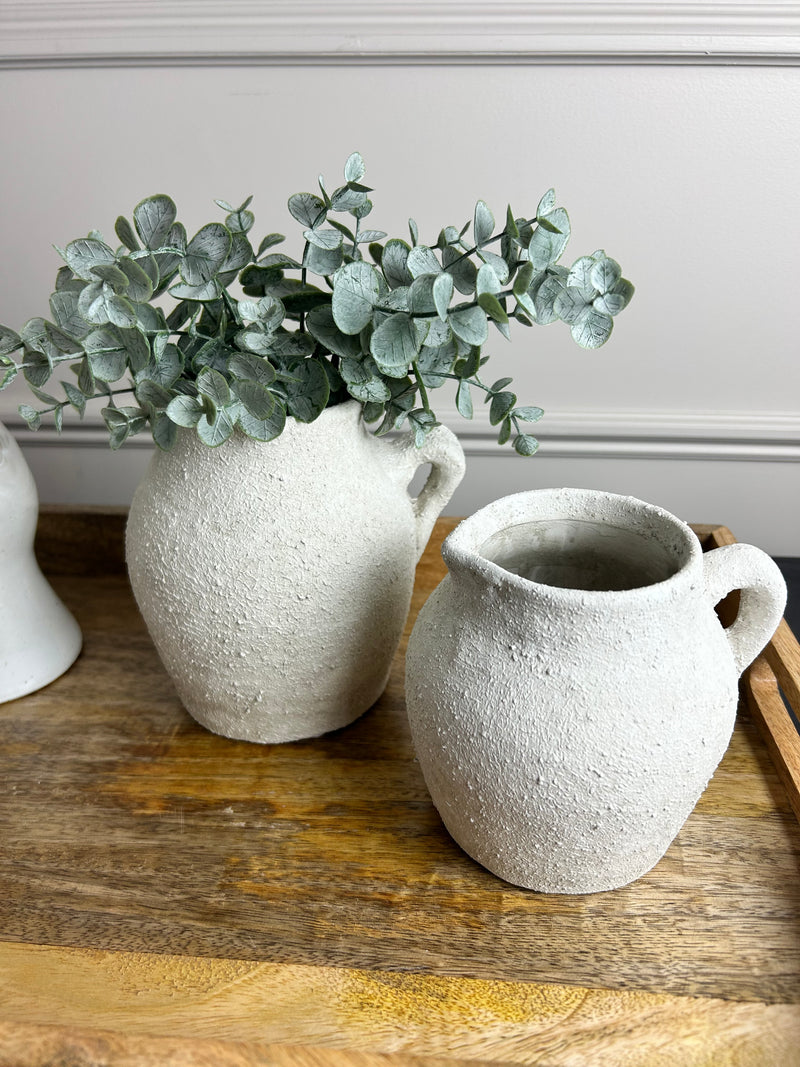 Textured stone look jug 2 sizes