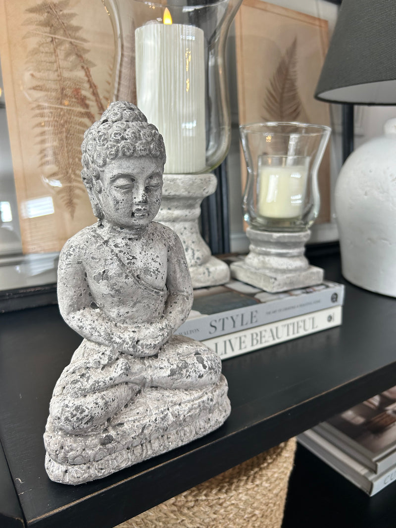 Store seconds Stone Effect Sitting Buddha