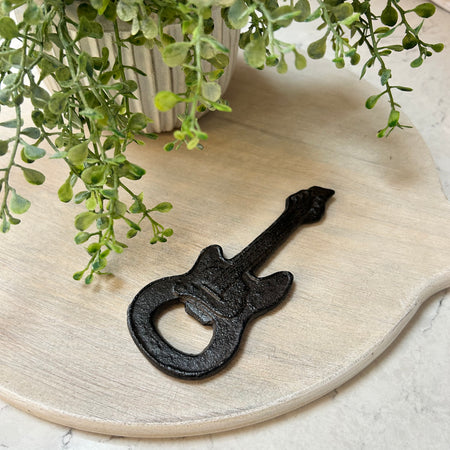 Cast iron guitar bottle opener 13cm