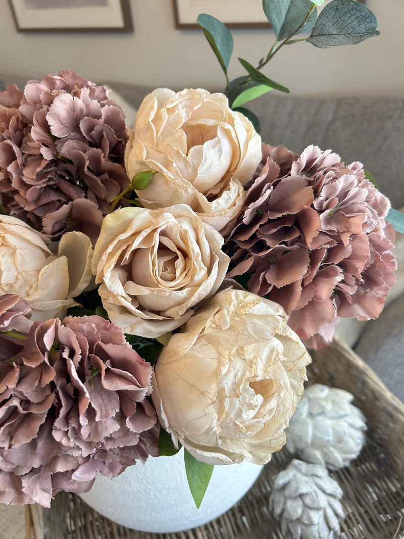 Oyster Dried Touch closed Peony