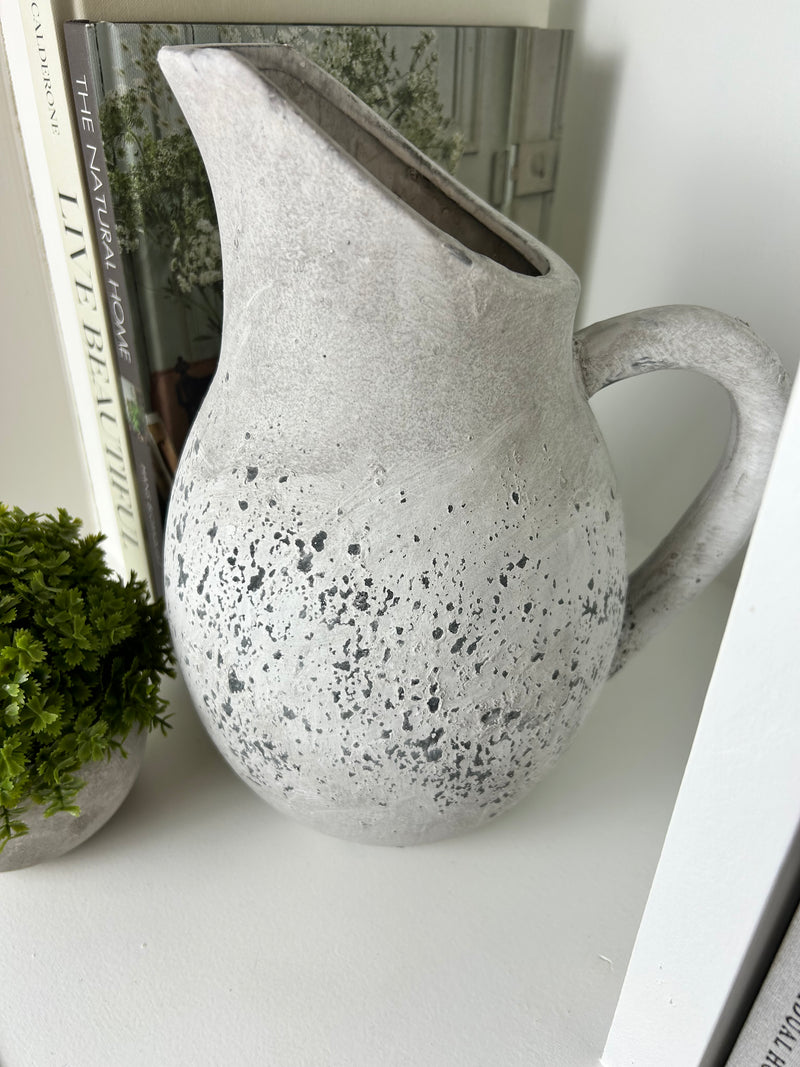 Terracotta Stone Effect Jug