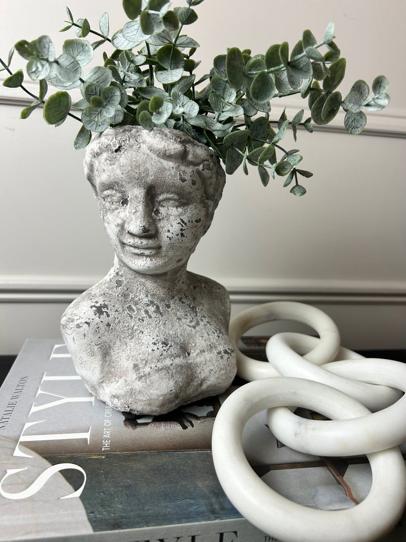 Stone Bust Planter