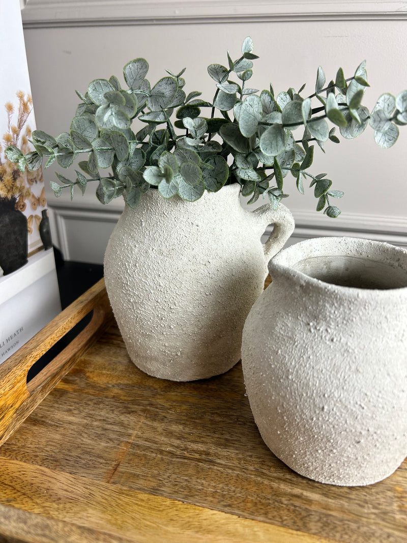 Textured stone look jug 2 sizes