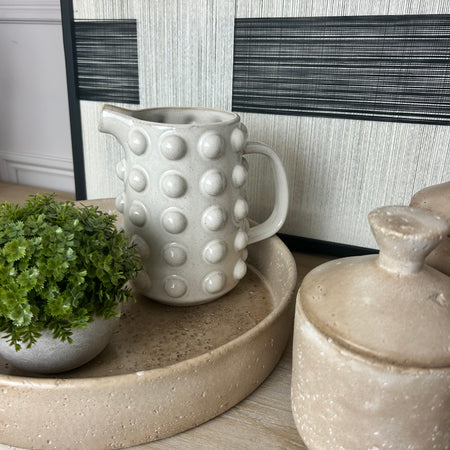 Cream bobble jug