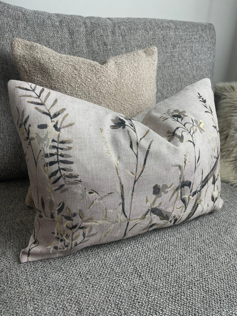 Wildflower floral oblong cushion