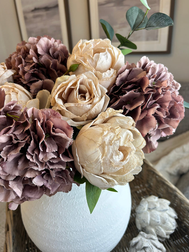 Oyster Dried Touch closed Peony