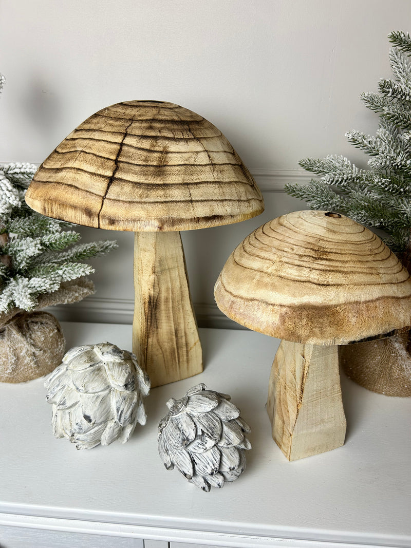 Large elm natural mushroom toadstool 2 sizes