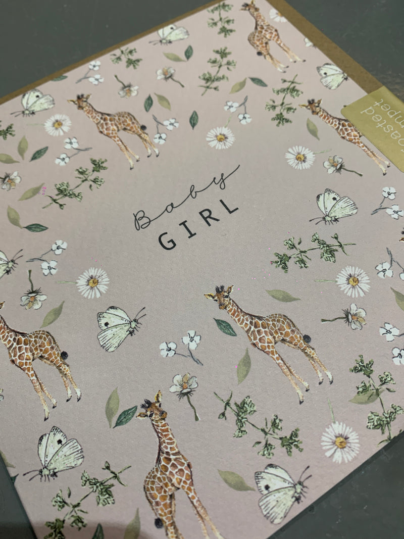 Baby Girl Greeting Card