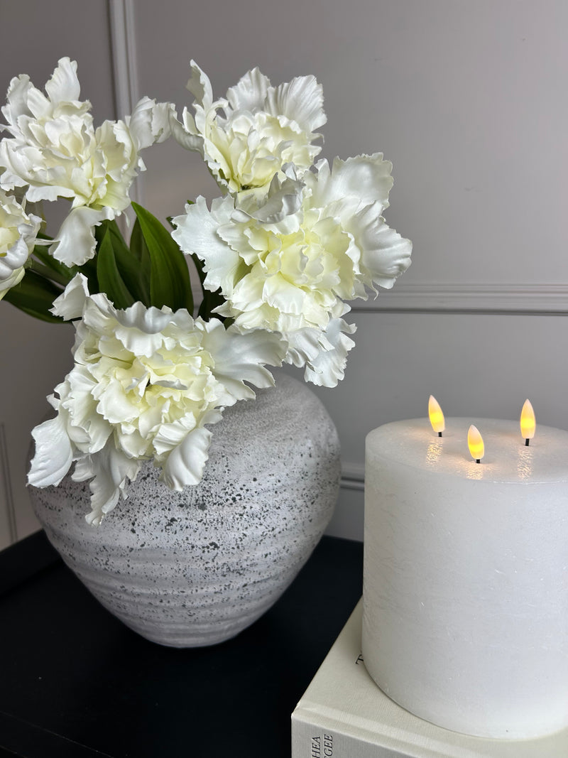 White parrot tulip