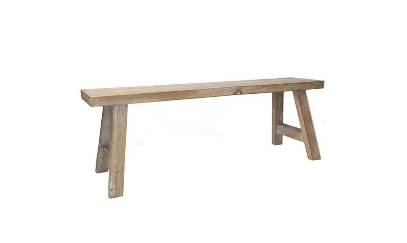 Decorative wooden bench two sizes