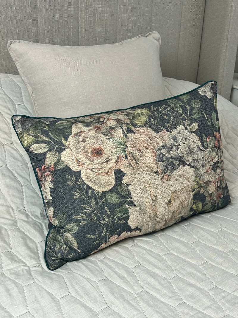 Neutral Helmsley floral cushion covers