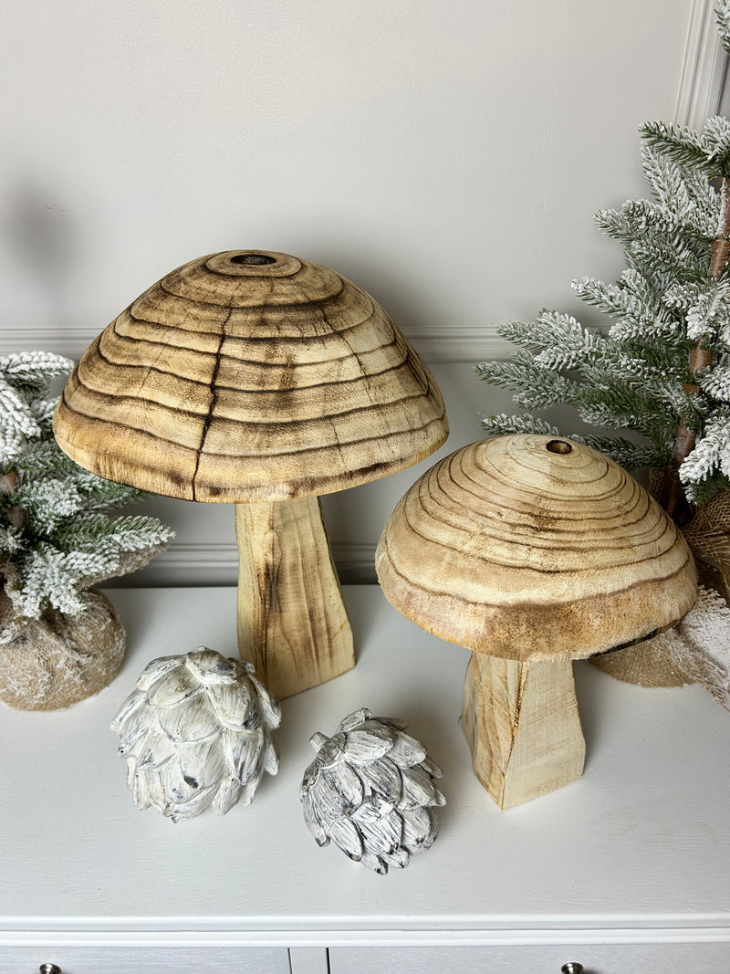 Large elm natural mushroom toadstool 2 sizes