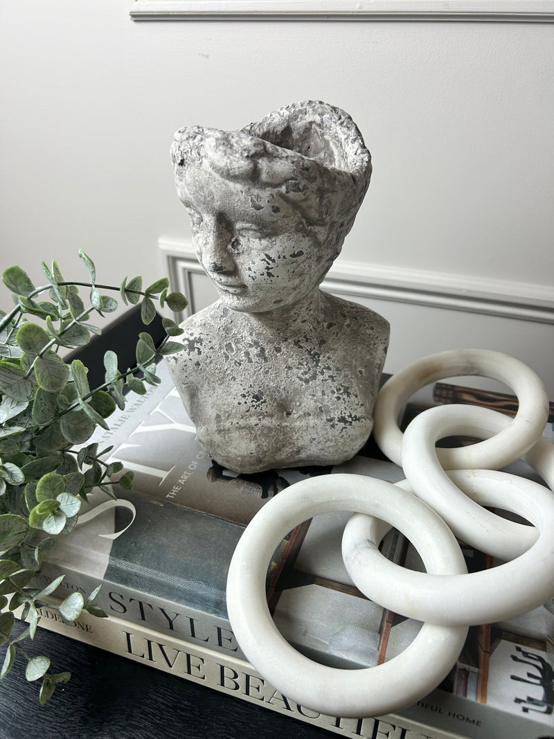 Stone Bust Planter