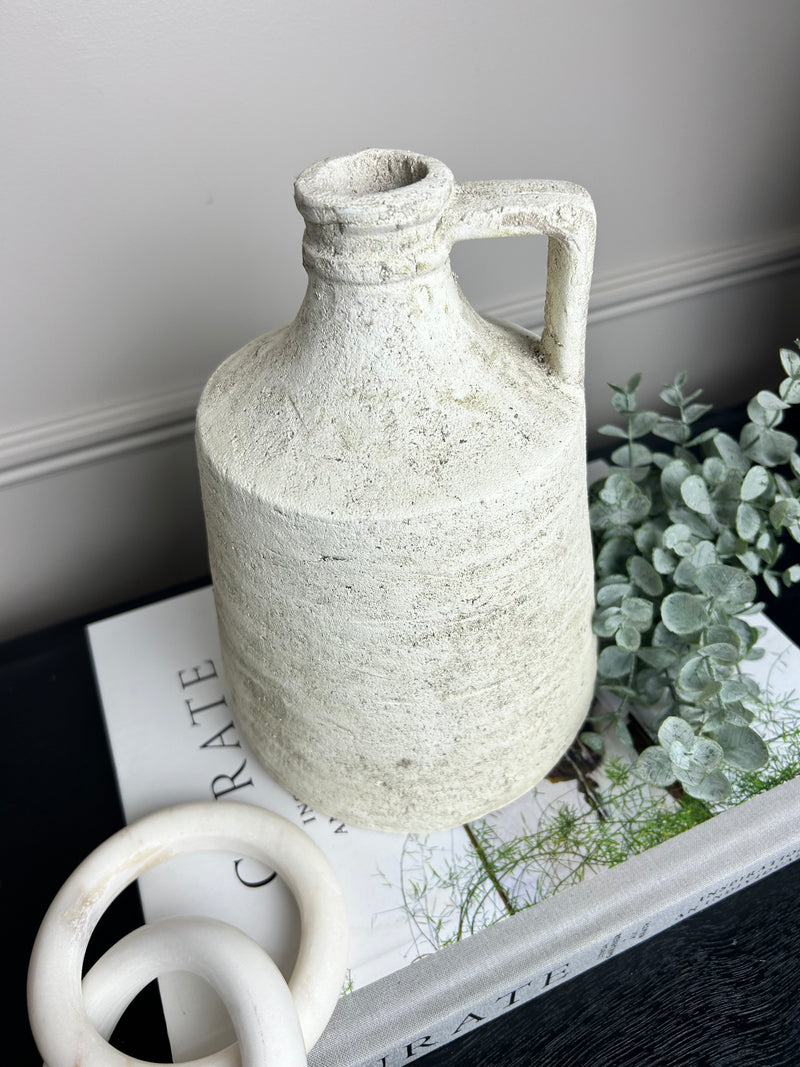 Radstock stone jug vase natural