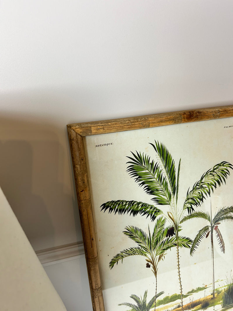 Palm print with bamboo frame 4 styles