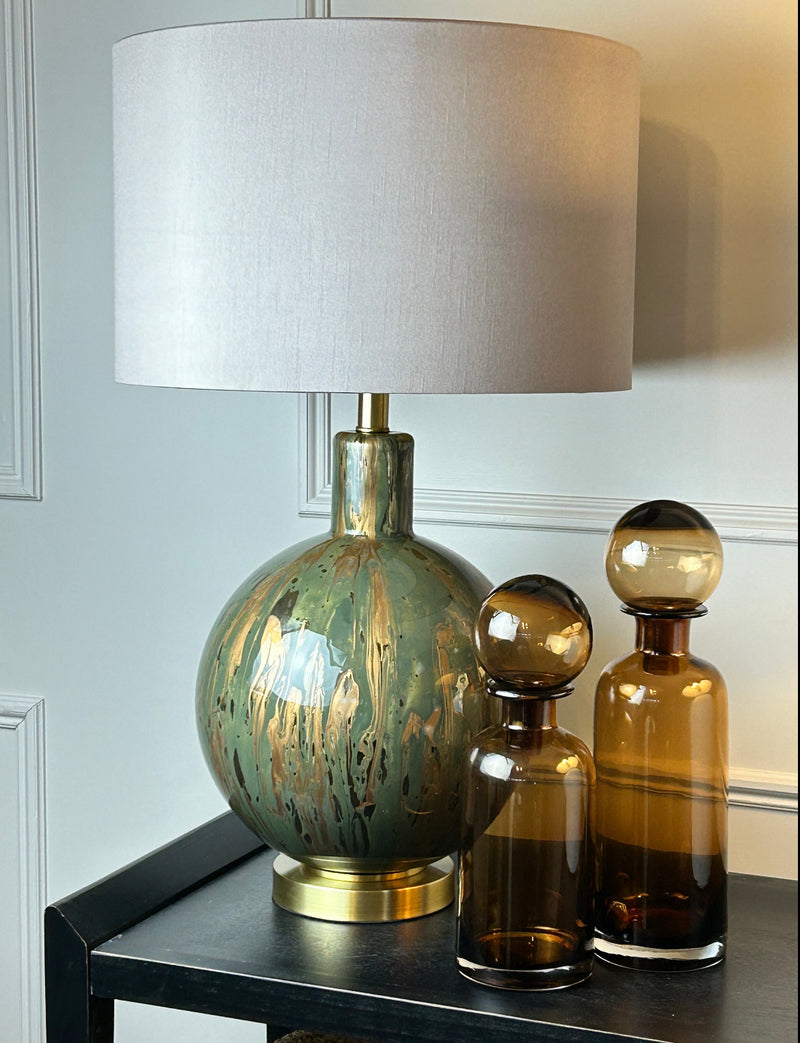 Mabel bronze gold textured lamp