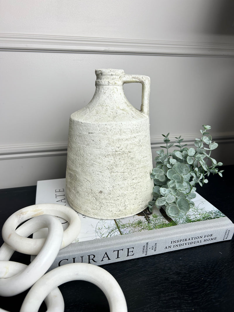 Radstock stone jug vase natural