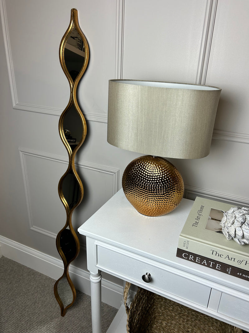 Mabel bronze gold textured lamp