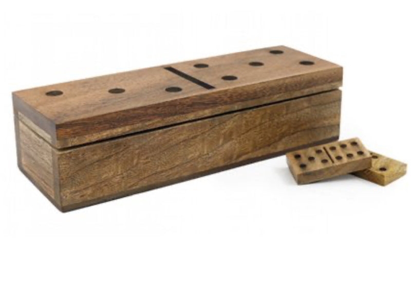 Mango wood dominos with box