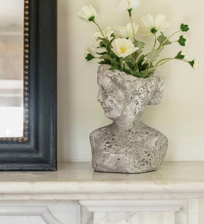 Stone Bust Planter