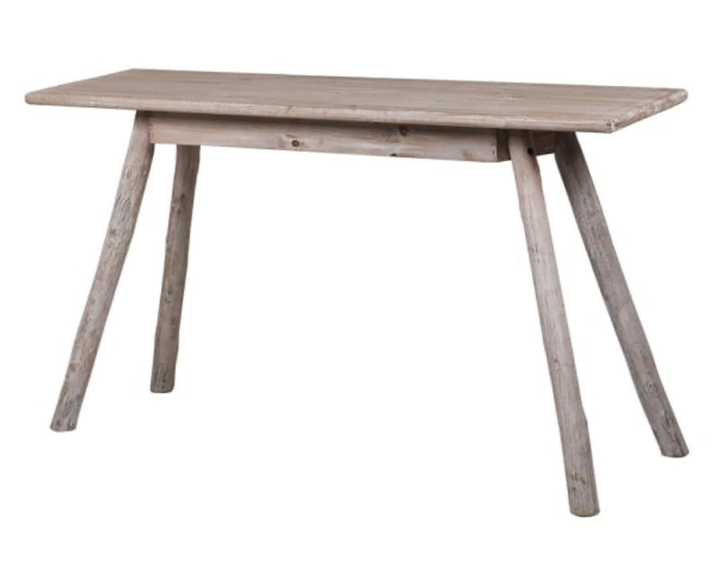 Wooden rustic scandi console