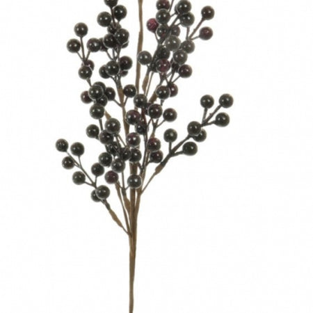 Deep Plum Berry spray Stem