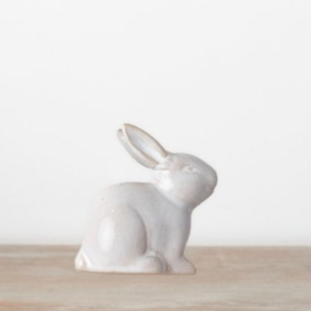 Cute Ceramic White Bunny Rabbit 6cm Easter