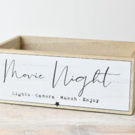 Movie night snack box crate