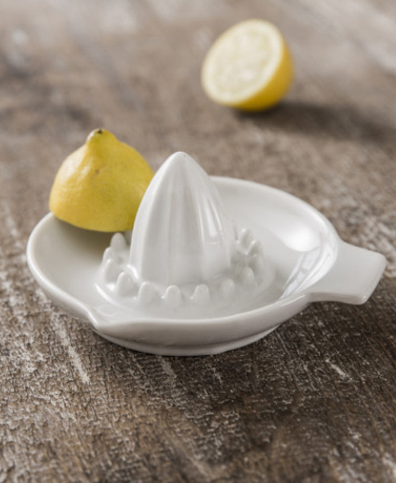 Ceramic white lemon fruit juicer  squeezer