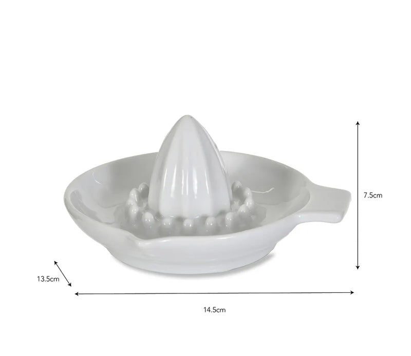 Ceramic white lemon fruit juicer  squeezer