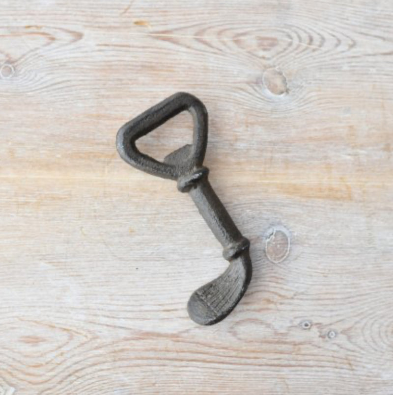 Golf club bottle opener cast iron 7cm