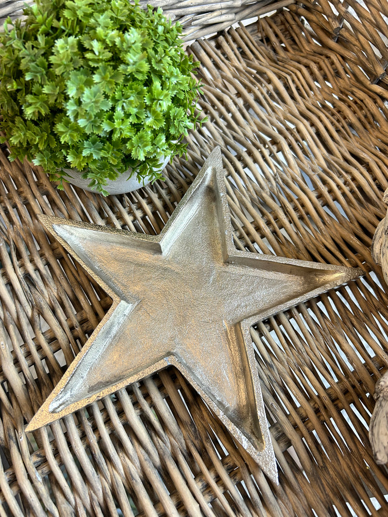 Metal star dish