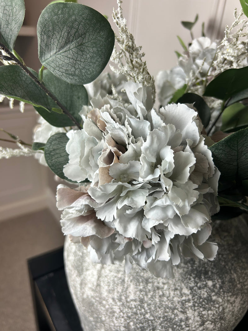 Taupe Grey French hydrangeas stem 56cm